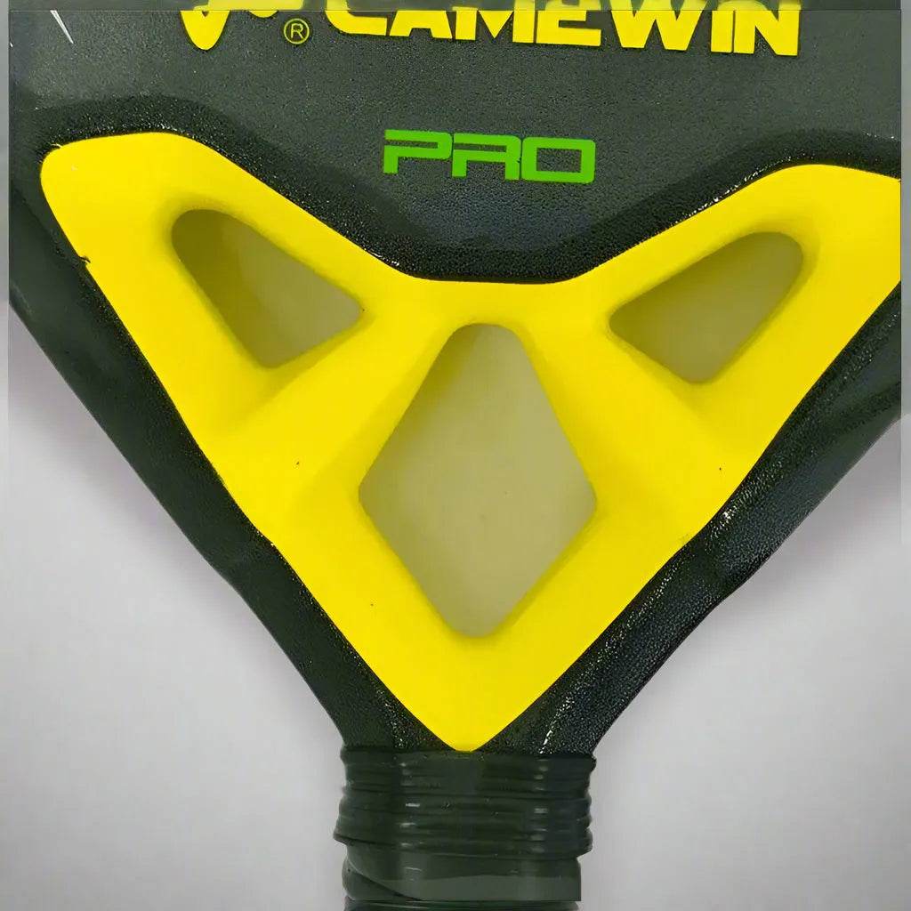 18K Carbon Fibre Padel Racket - Yellow - Golden Padel