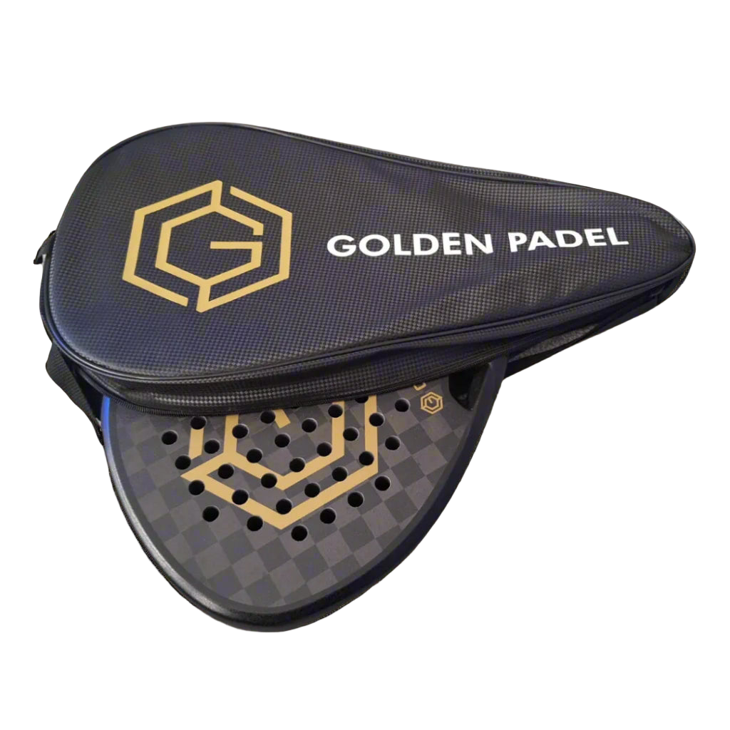 Golden Padel Premium Zip Case