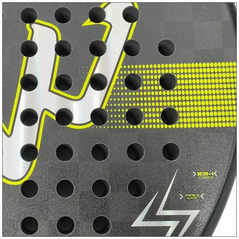 18K Carbon Fibre Padel Racket - Yellow - Golden Padel