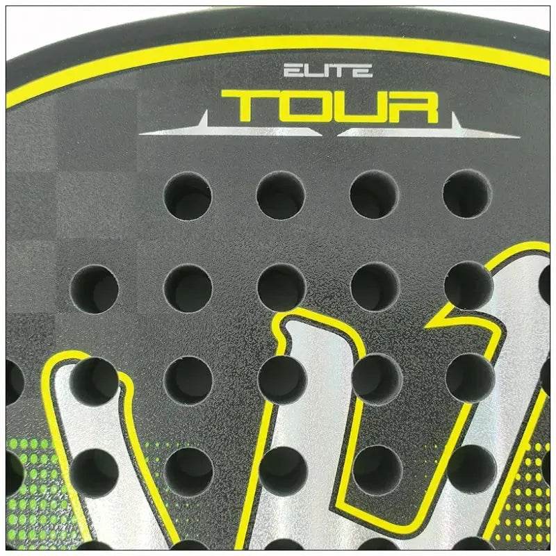 18K Carbon Fibre Padel Racket - Yellow - Golden Padel