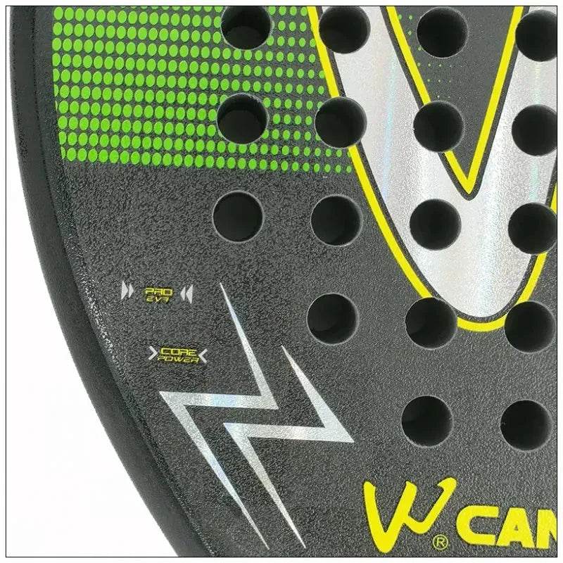 18K Carbon Fibre Padel Racket - Yellow - Golden Padel