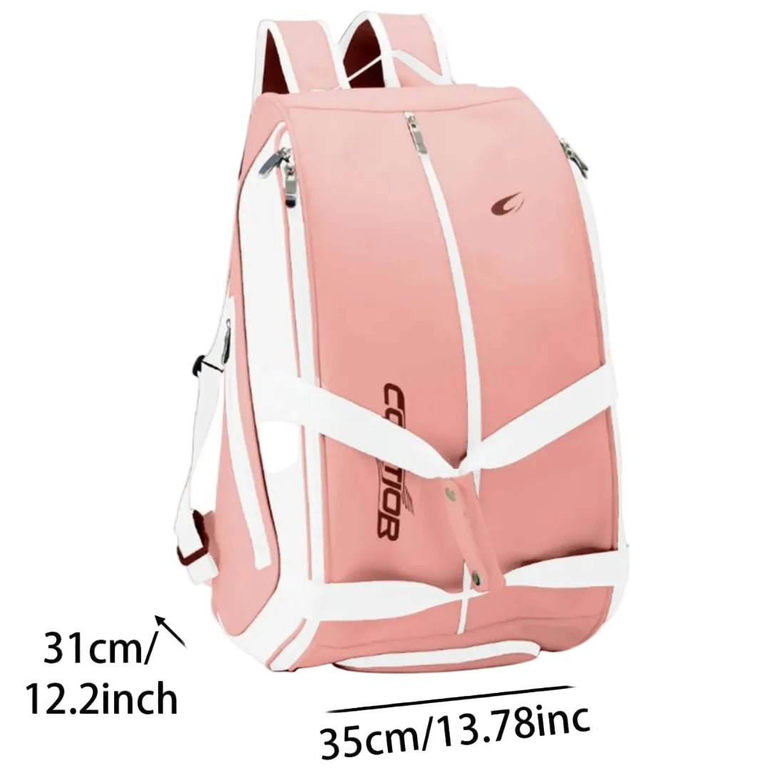 Padel Racket Backpack - Pink - Golden Padel