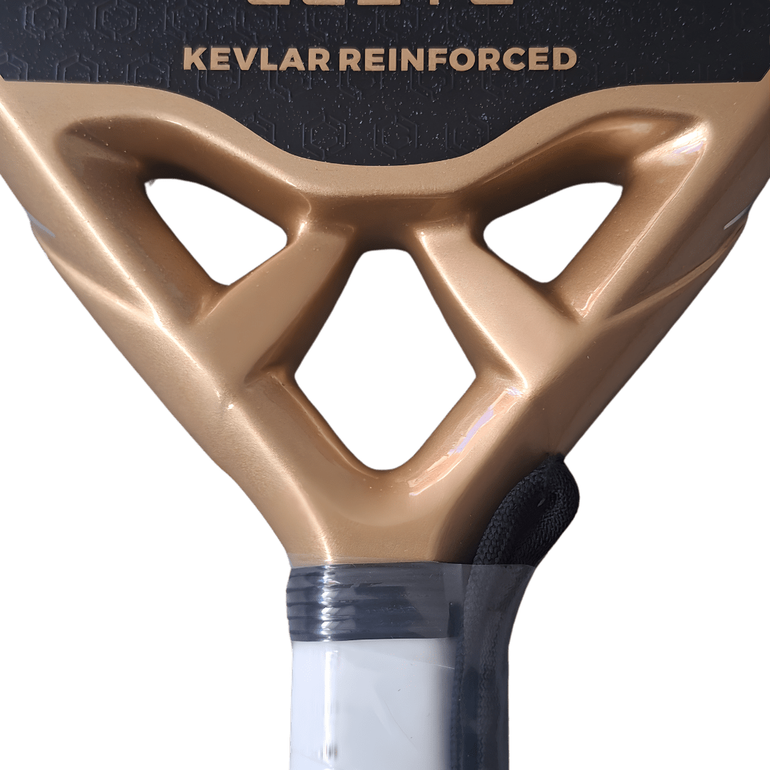 GP Pro Elite Padel Racket + FREE Zip Cover - Golden Padel