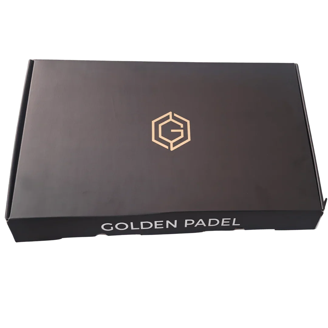 Golden Padel Luxury Presentation Box.