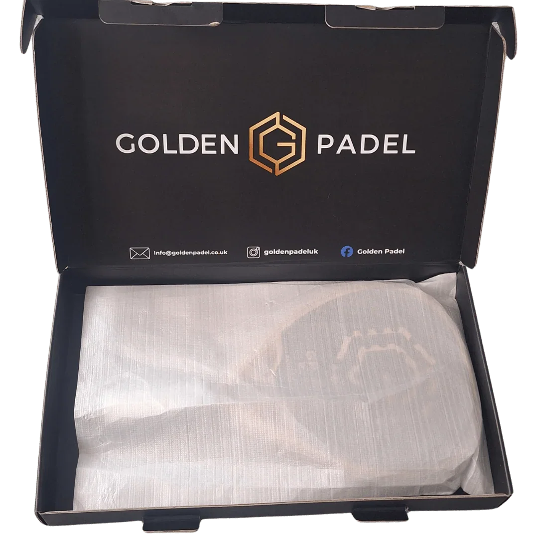 Golden Padel Luxury Presentation Box.