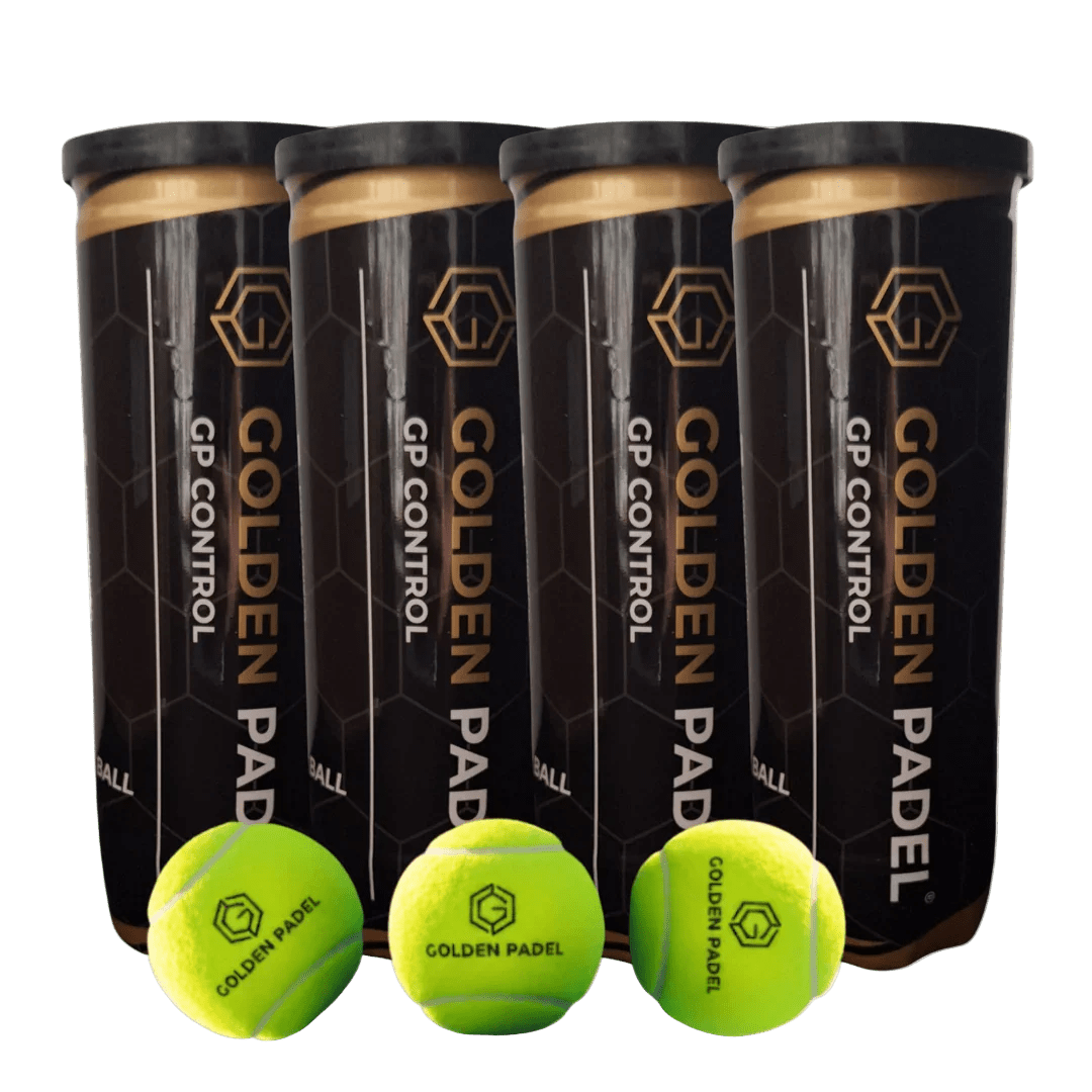GP Control Padel Balls - 4 tubes - Golden Padel