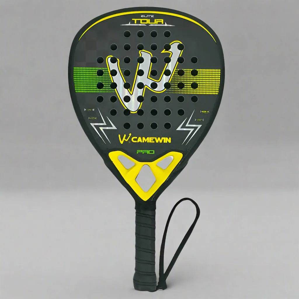18K Carbon Fibre Padel Racket - Yellow - Golden Padel