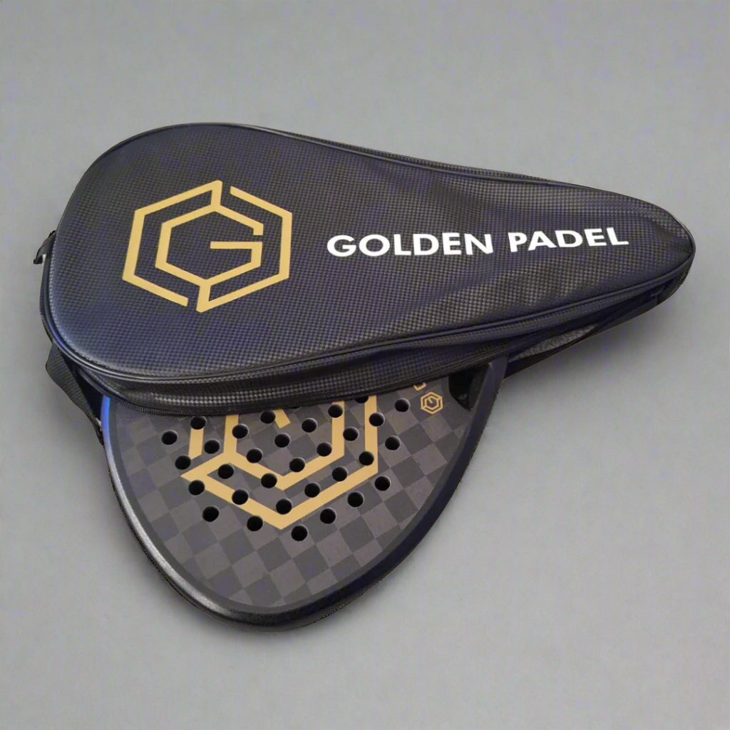 Golden Padel Premium Zip Case
