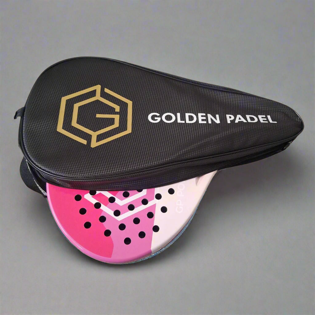 Golden Padel Premium Zip Case
