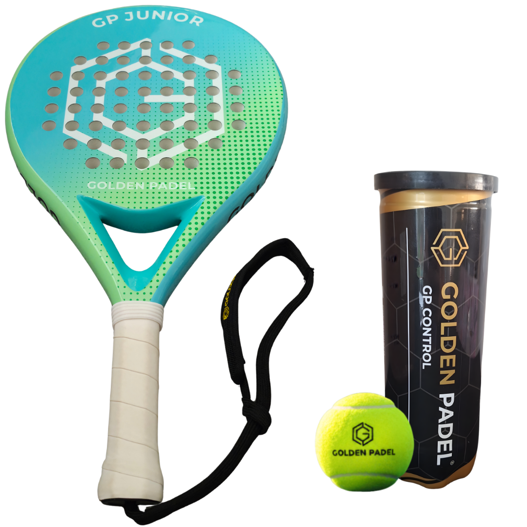 GP Junior – Golden Padel Kids’ Racket + FREE can of balls - Golden Padel