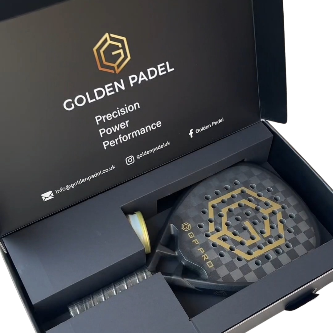 Golden Padel Luxury Presentation Box