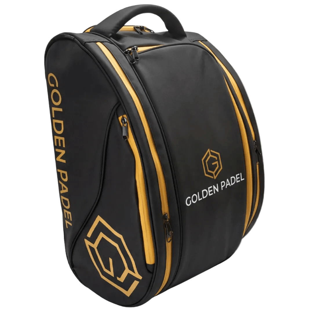 Golden Padel Pro Tour Padel Backpack - Black & Gold - Golden Padel