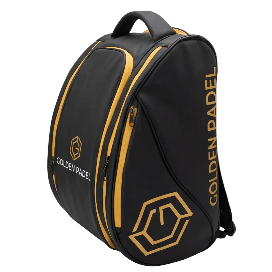 Golden Padel Pro Tour Padel Backpack - Black & Gold - Golden Padel